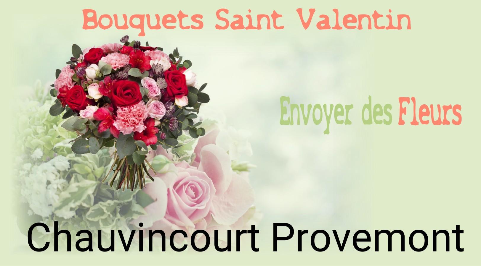 Roses de Saint-Valentin livrées à Chauvincourt-Provemont